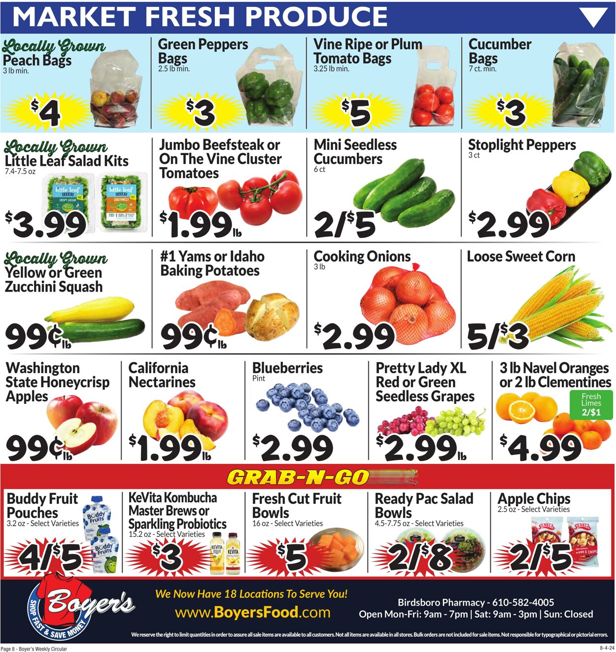 Weekly ad Boyer's 08/04/2024 - 08/10/2024