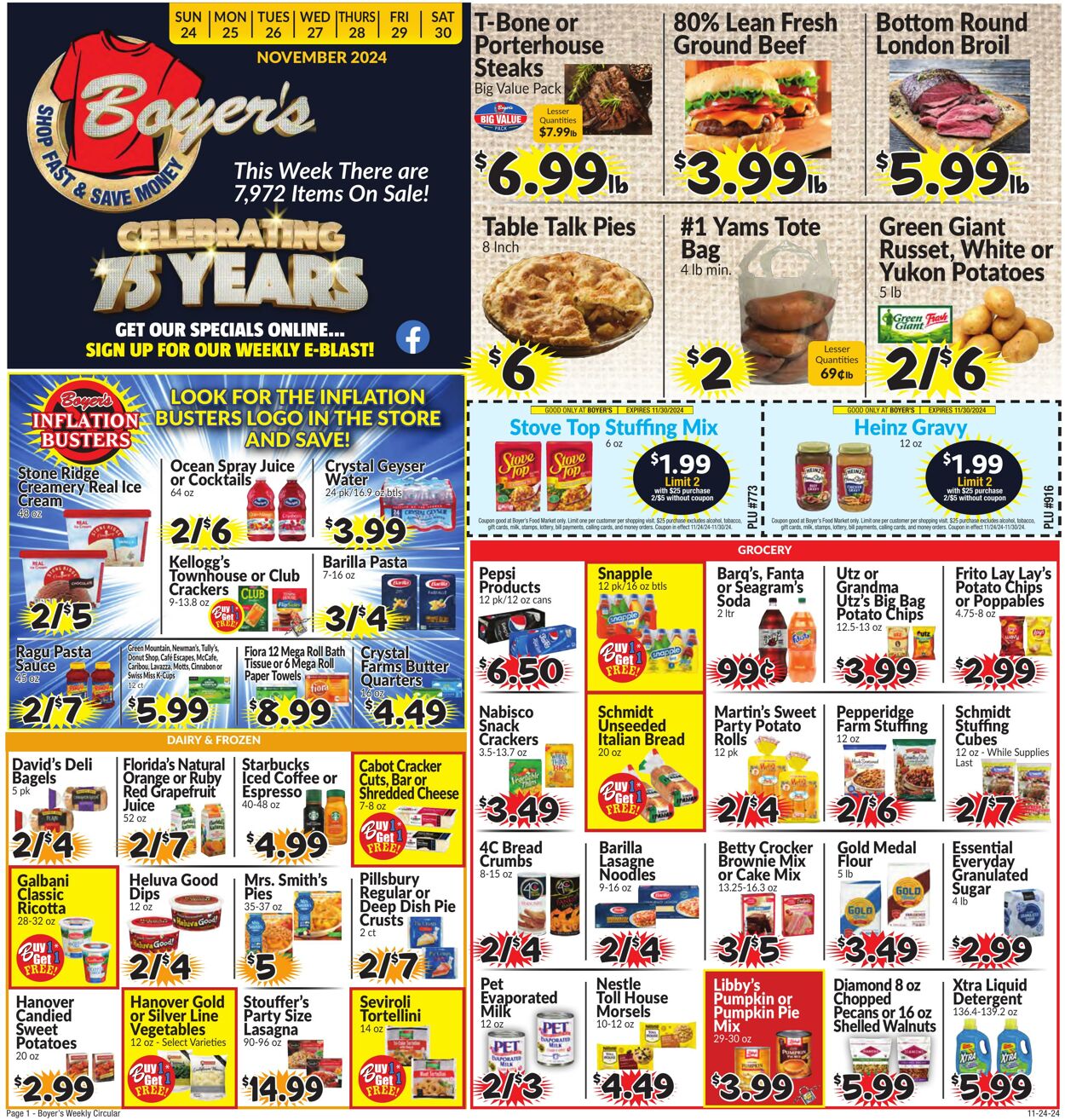 Weekly ad Boyer's 11/24/2024 - 11/30/2024