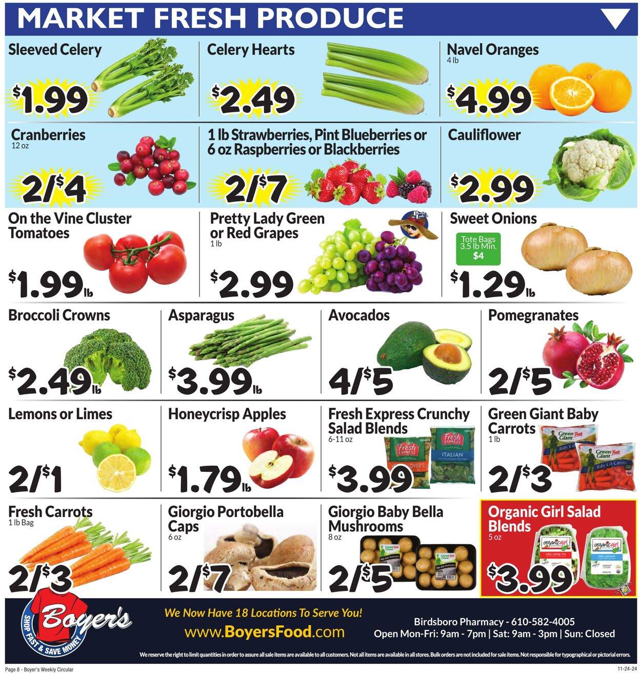 Weekly ad Boyer's 11/24/2024 - 11/30/2024