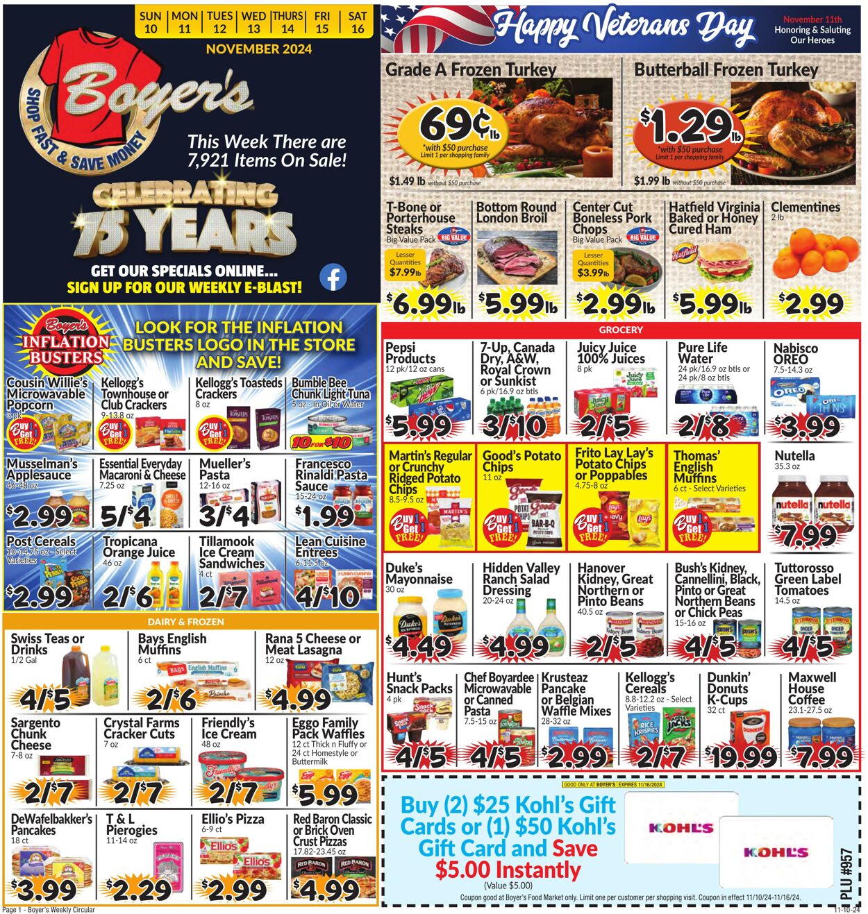 Weekly ad Boyer's 11/10/2024 - 11/16/2024