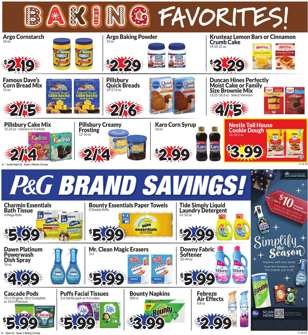 Weekly ad Boyer's 11/10/2024 - 11/16/2024