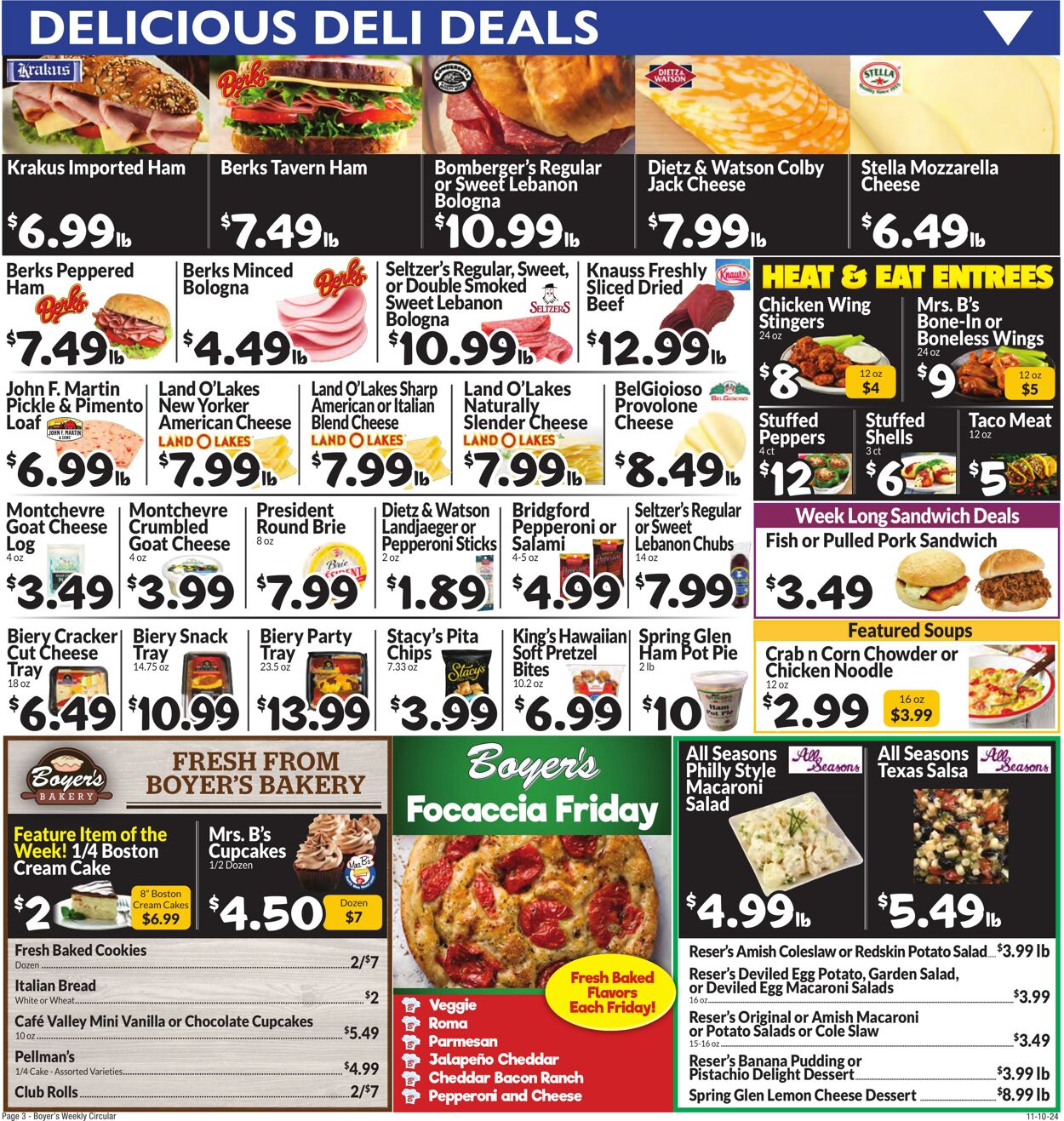 Weekly ad Boyer's 11/10/2024 - 11/16/2024