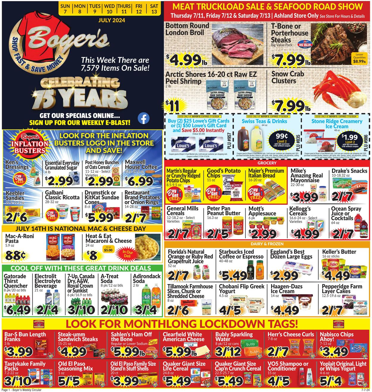 Weekly ad Boyer's 07/07/2024 - 07/13/2024