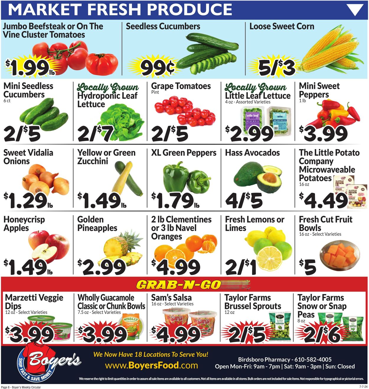 Weekly ad Boyer's 07/07/2024 - 07/13/2024