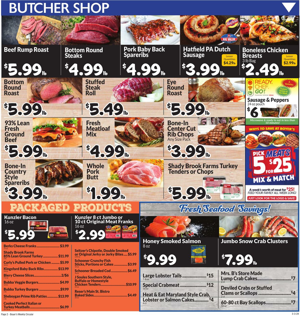 Weekly ad Boyer's 03/03/2024 - 03/09/2024