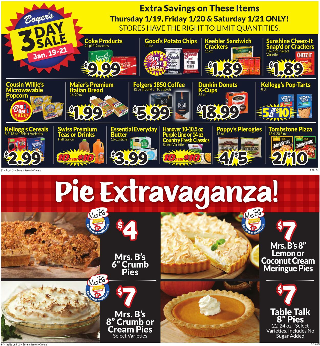 Weekly ad Boyer's 01/15/2023-01/21/2023