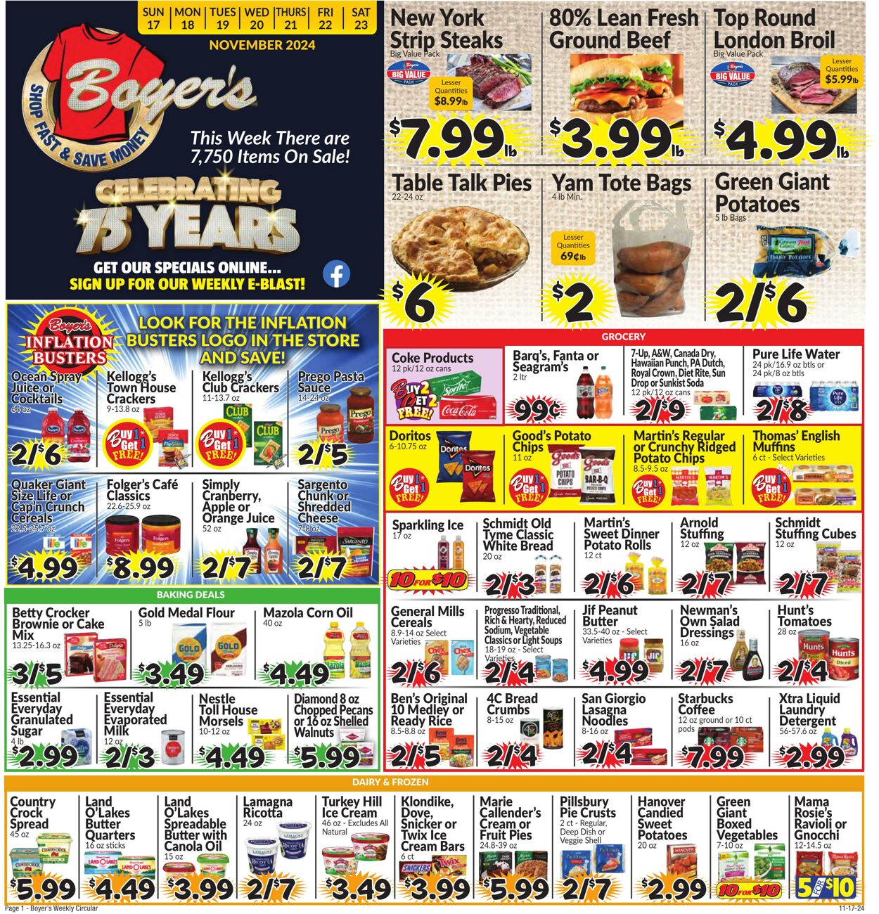 Weekly ad Boyer's 11/17/2024 - 11/23/2024