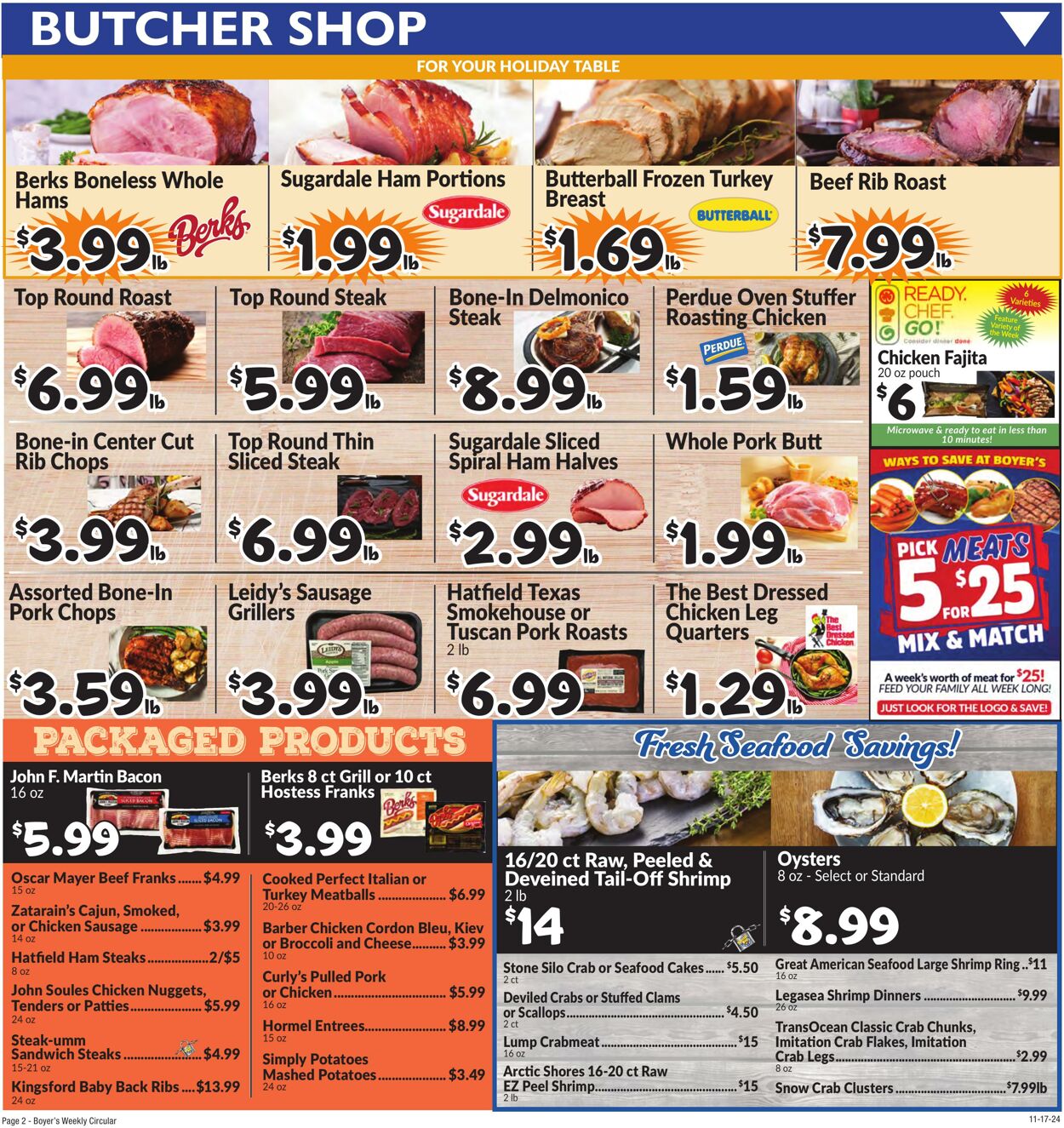 Weekly ad Boyer's 11/17/2024 - 11/23/2024