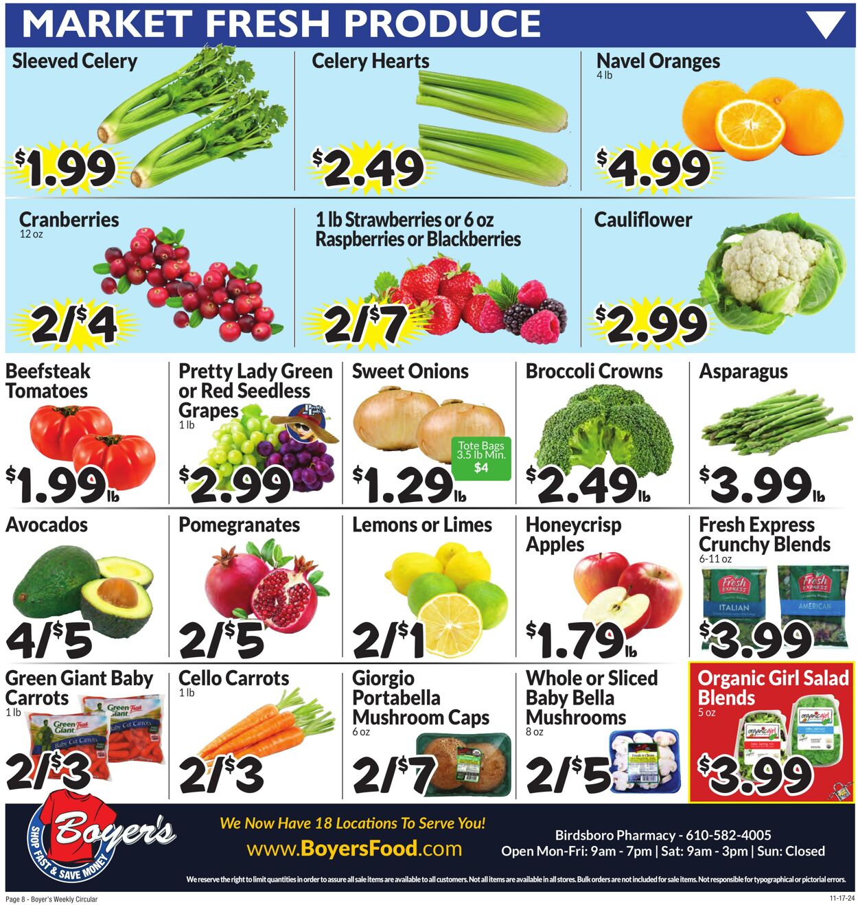 Weekly ad Boyer's 11/17/2024 - 11/23/2024