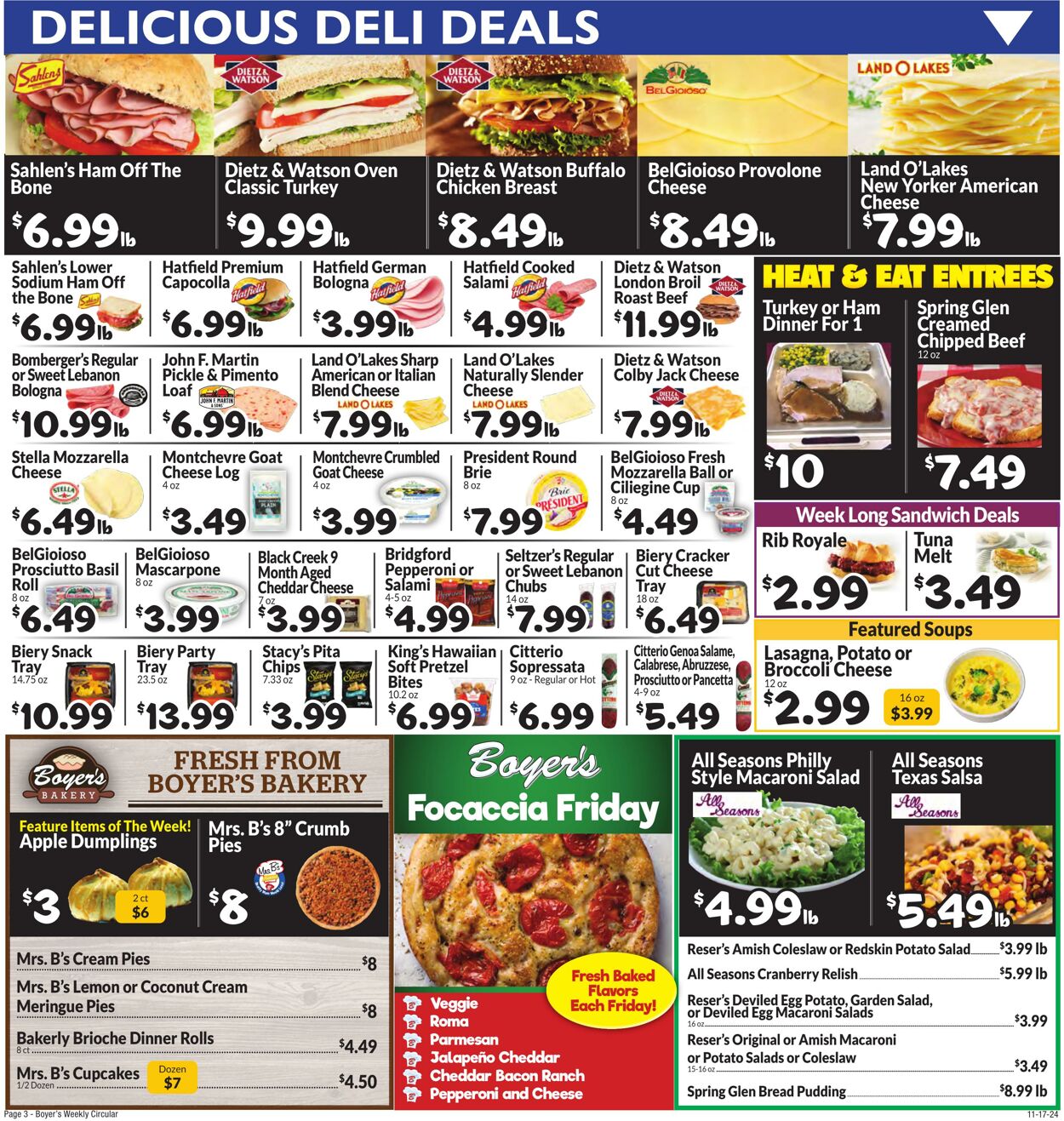 Weekly ad Boyer's 11/17/2024 - 11/23/2024