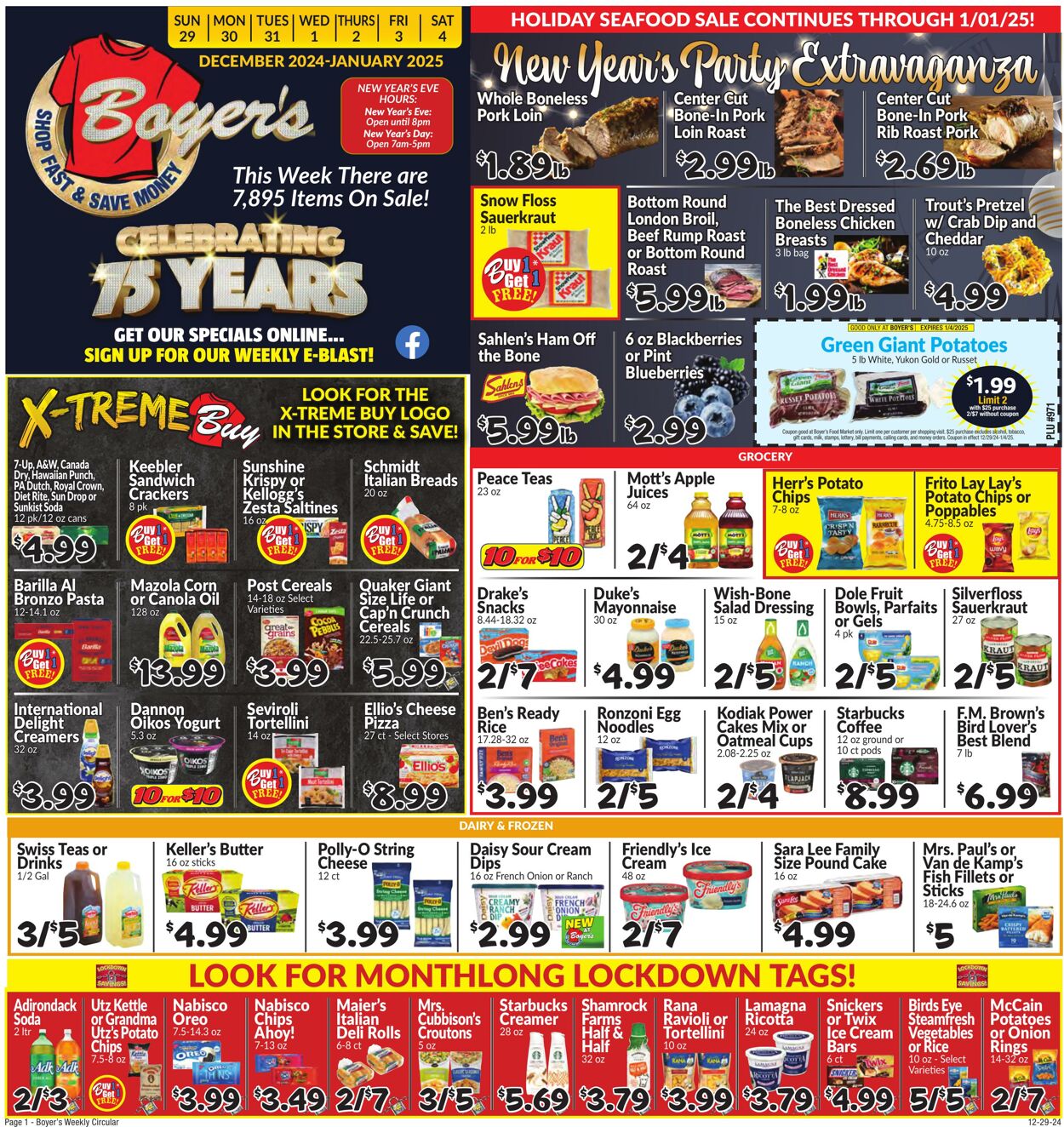 Weekly ad Boyer's 12/29/2025 - 01/04/2026