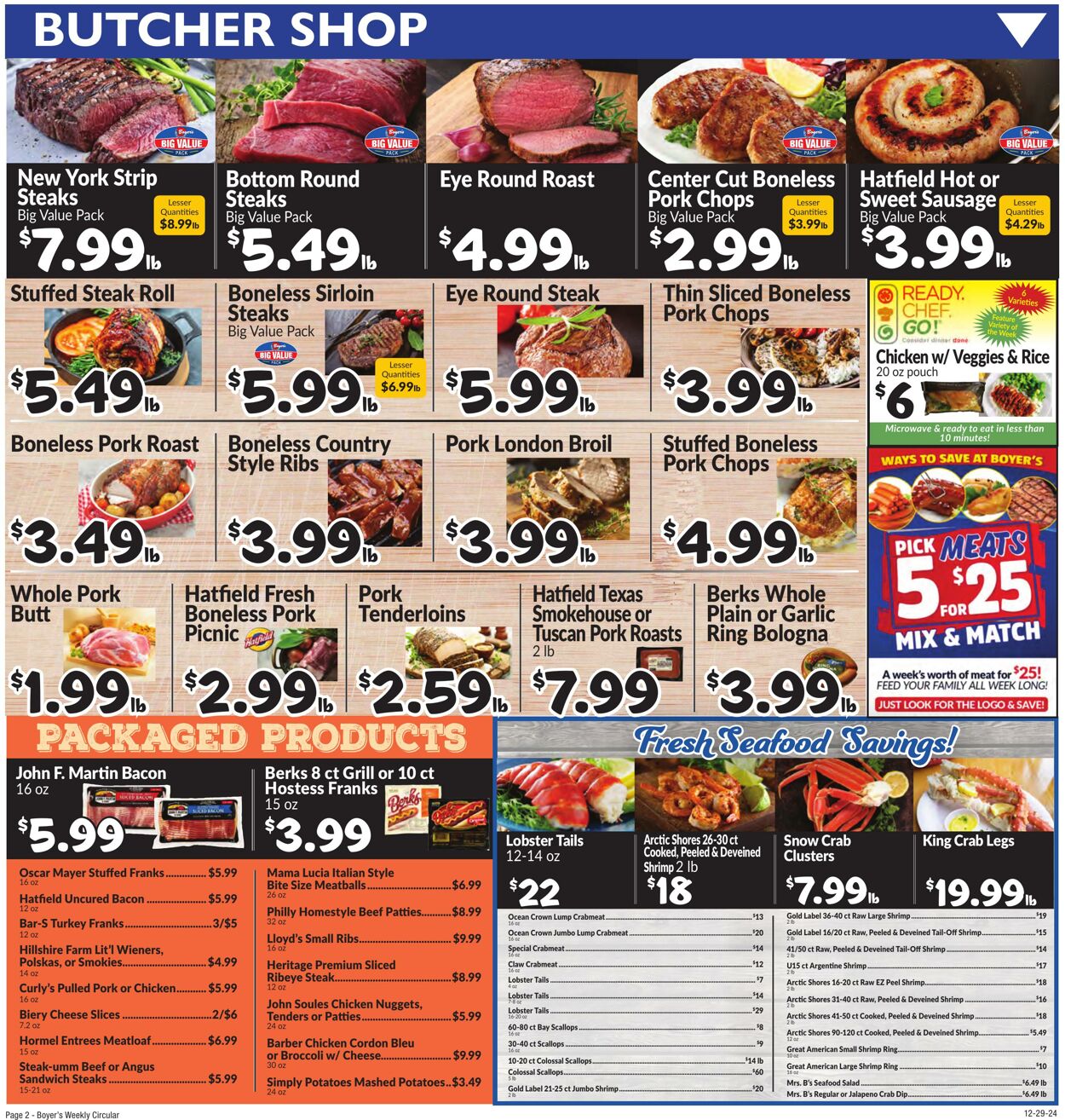 Weekly ad Boyer's 12/29/2025 - 01/04/2026