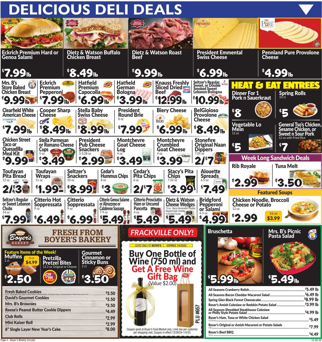 Weekly ad Boyer's 12/29/2025 - 01/04/2026