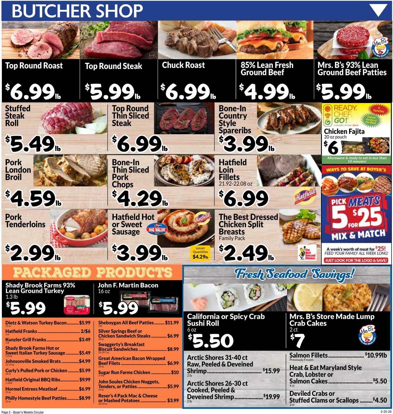 Weekly ad Boyer's 02/25/2024 - 03/02/2024