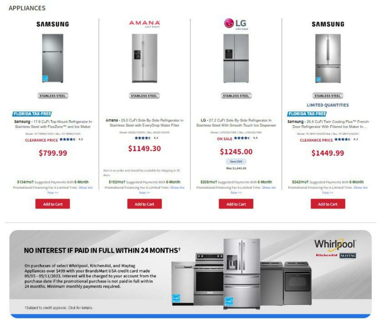 Weekly ad BrandsMart USA 05/01/2023 - 05/31/2023