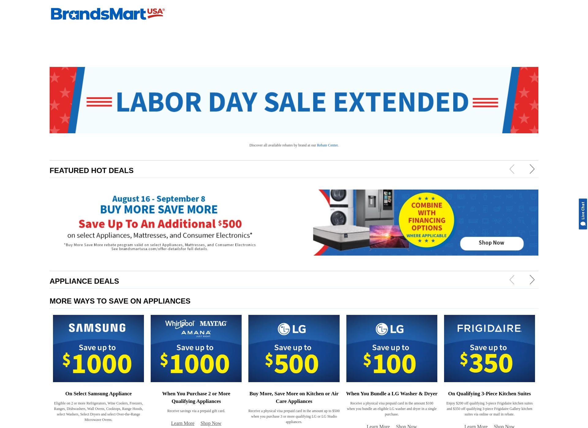 Weekly ad BrandsMart USA 09/09/2024 - 09/22/2024