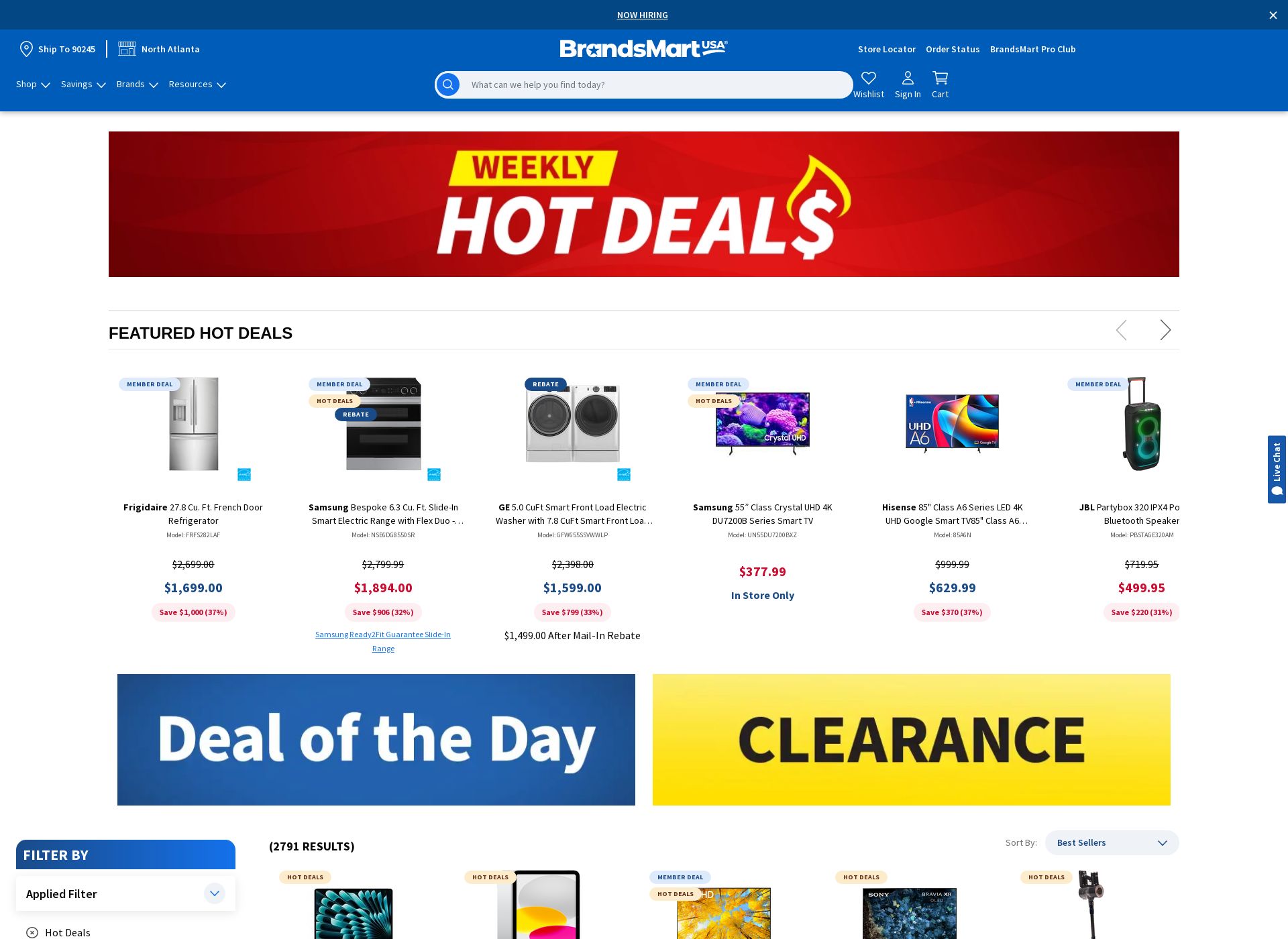Weekly ad BrandsMart USA 09/22/2025 - 10/05/2025