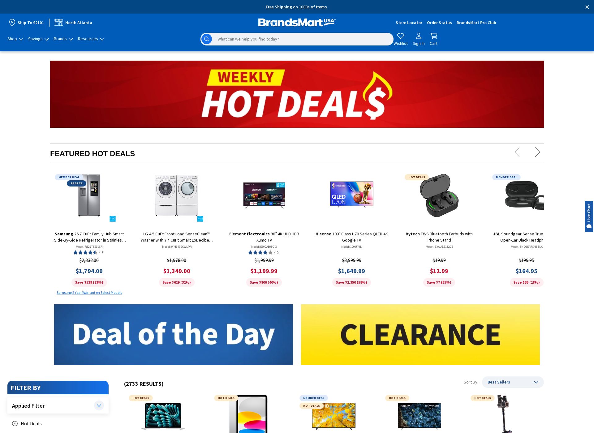 Weekly ad BrandsMart USA 09/15/2025 - 09/28/2025