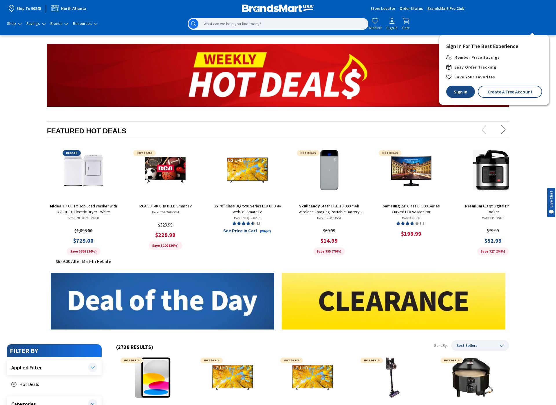 Weekly ad BrandsMart USA 06/09/2025 - 06/22/2025