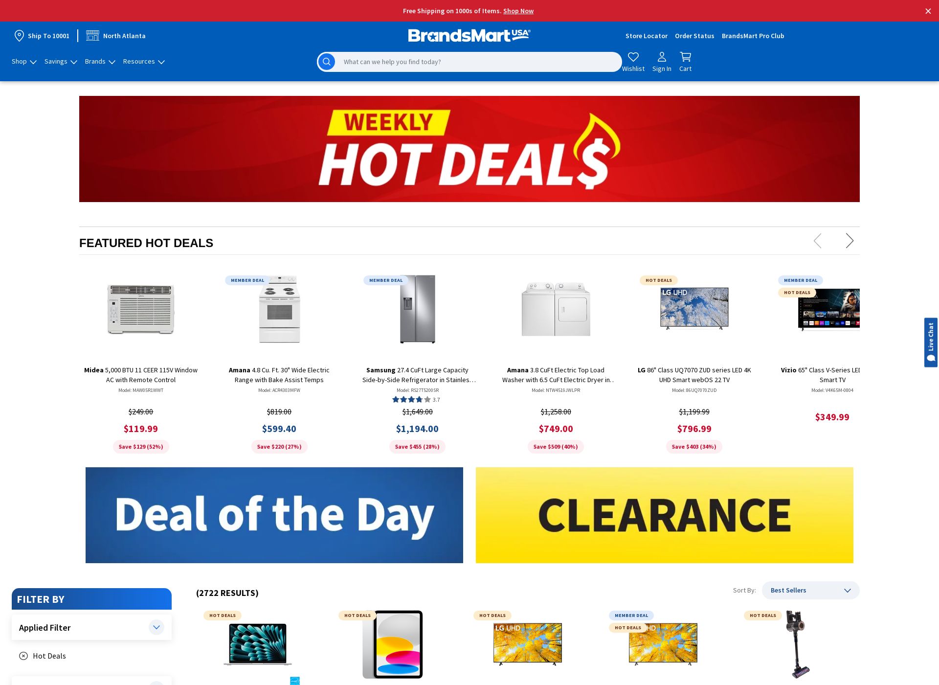 Weekly ad BrandsMart USA 08/04/2025 - 08/17/2025