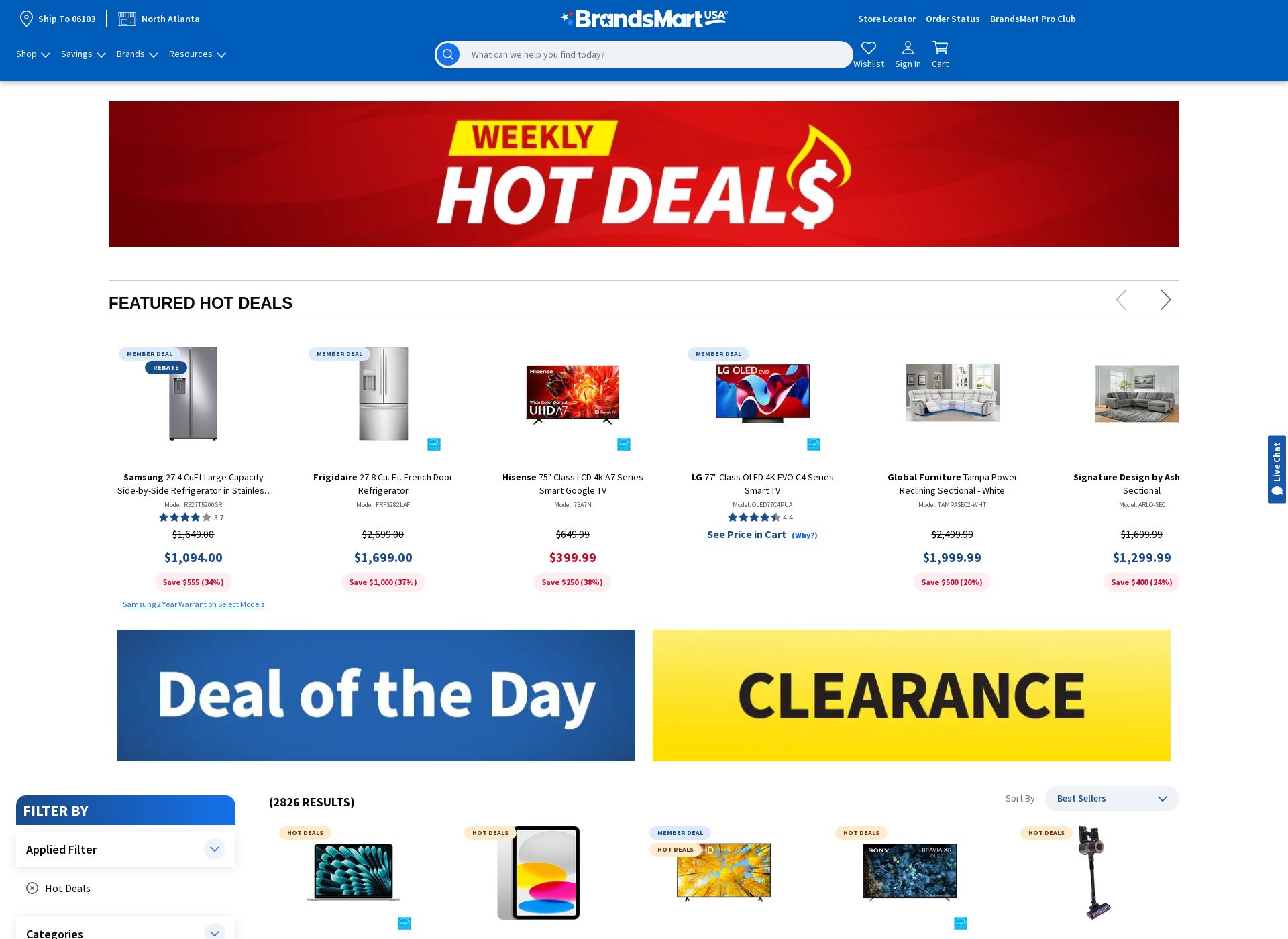 Weekly ad BrandsMart USA 10/06/2025 - 10/19/2025
