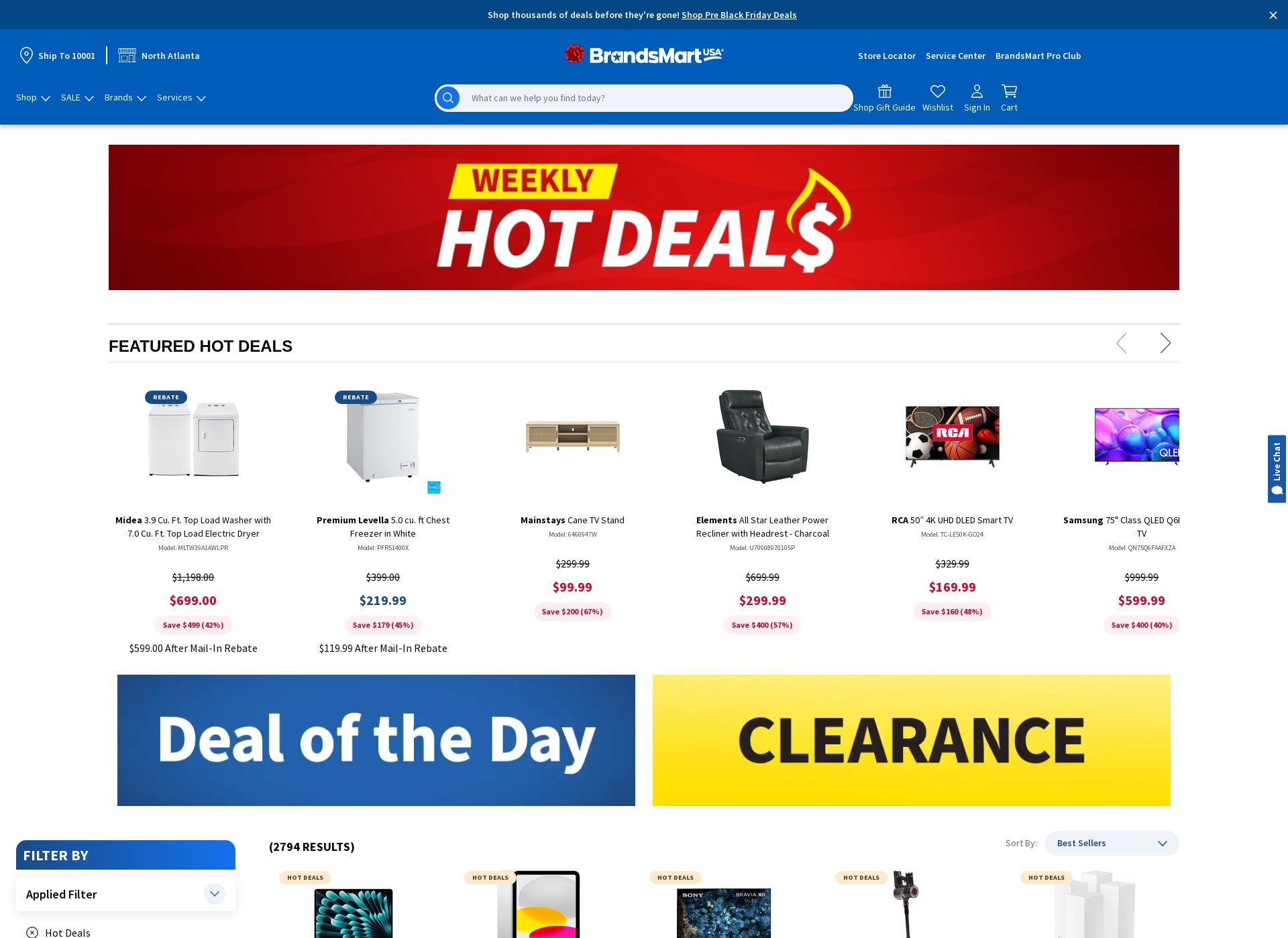 Weekly ad BrandsMart USA 11/10/2025 - 11/23/2025