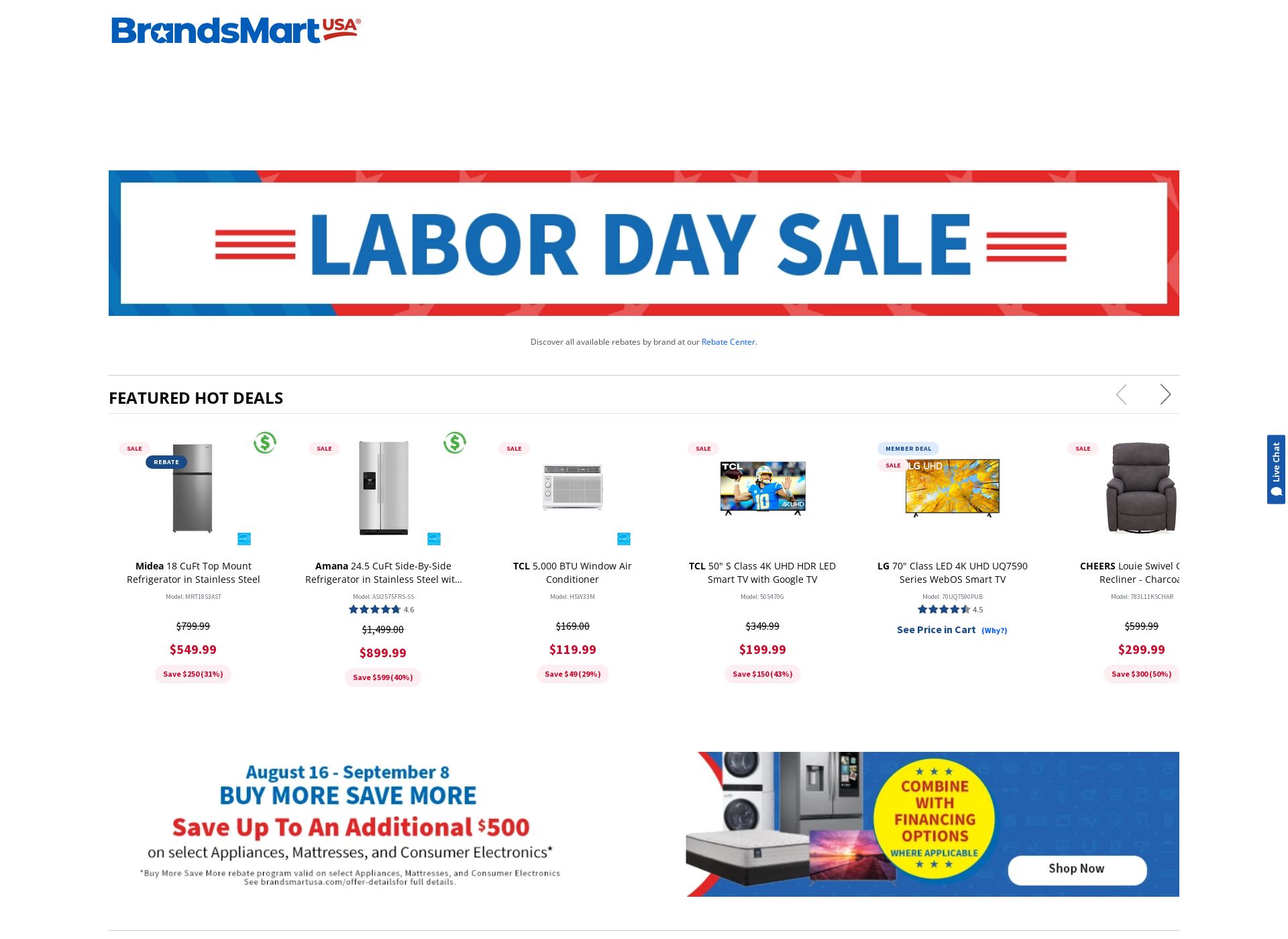 Weekly ad BrandsMart USA 08/26/2024 - 09/08/2024