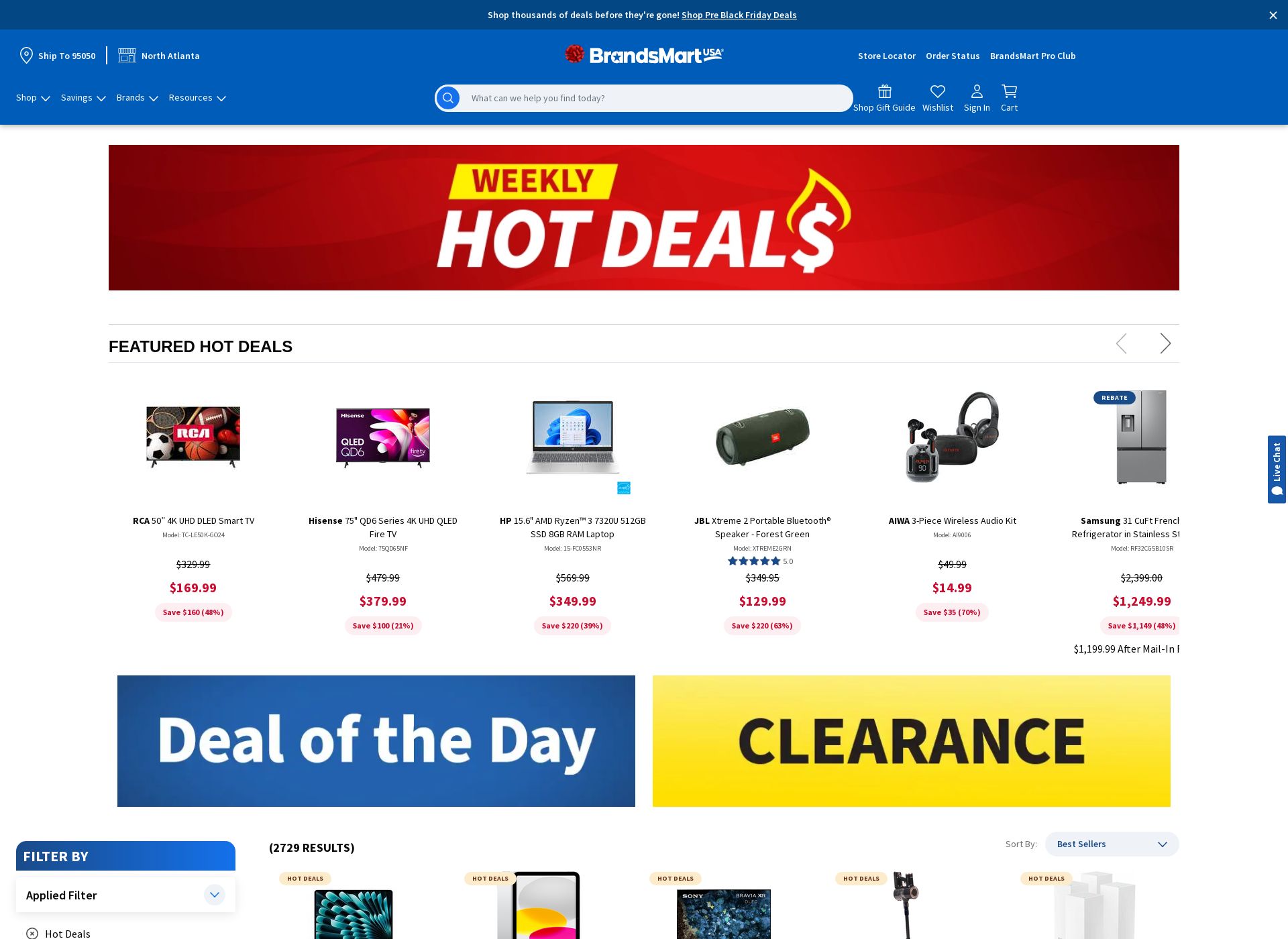Weekly ad BrandsMart USA 11/03/2025 - 11/16/2025