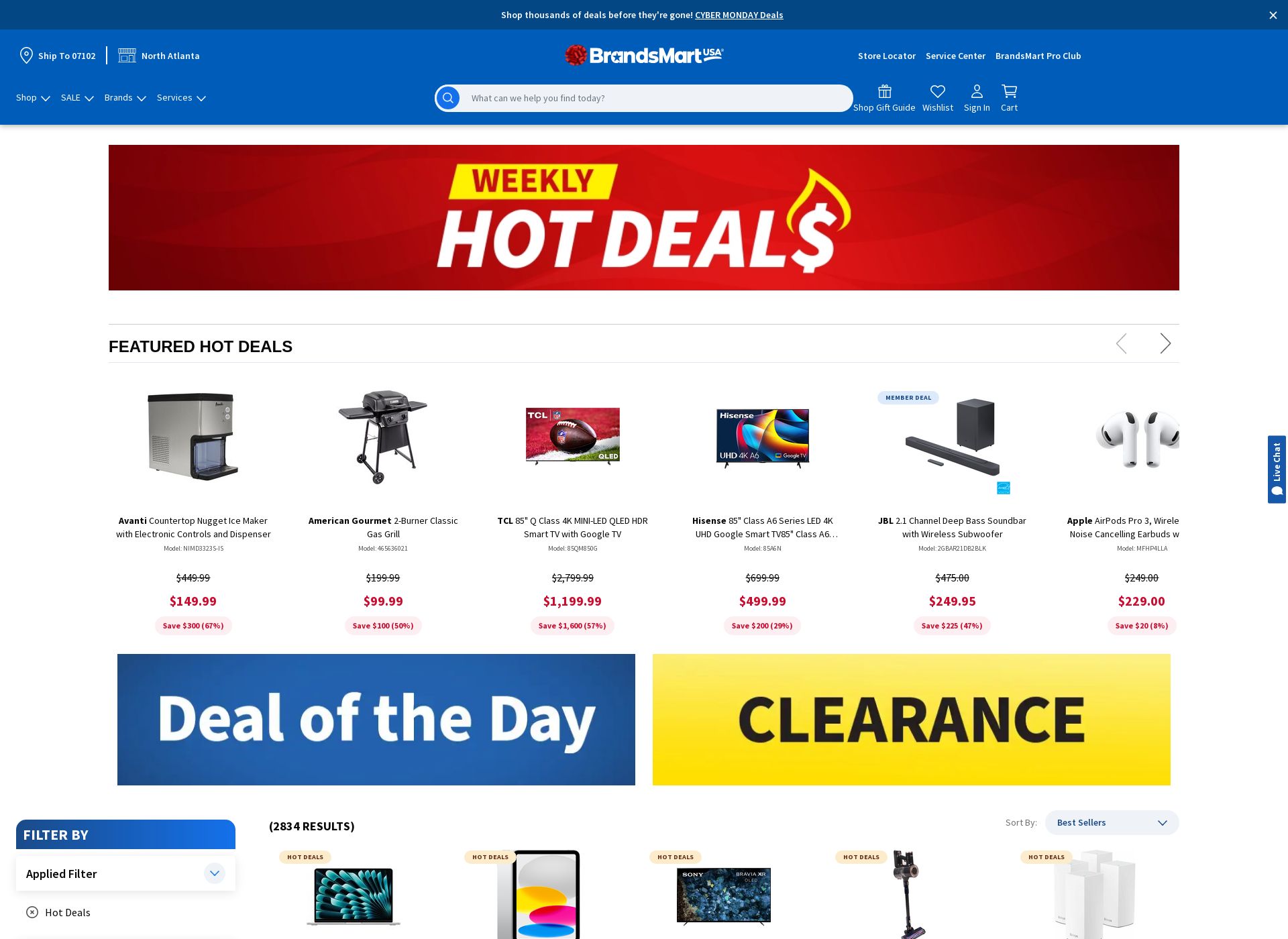Weekly ad BrandsMart USA 12/01/2025 - 12/14/2025