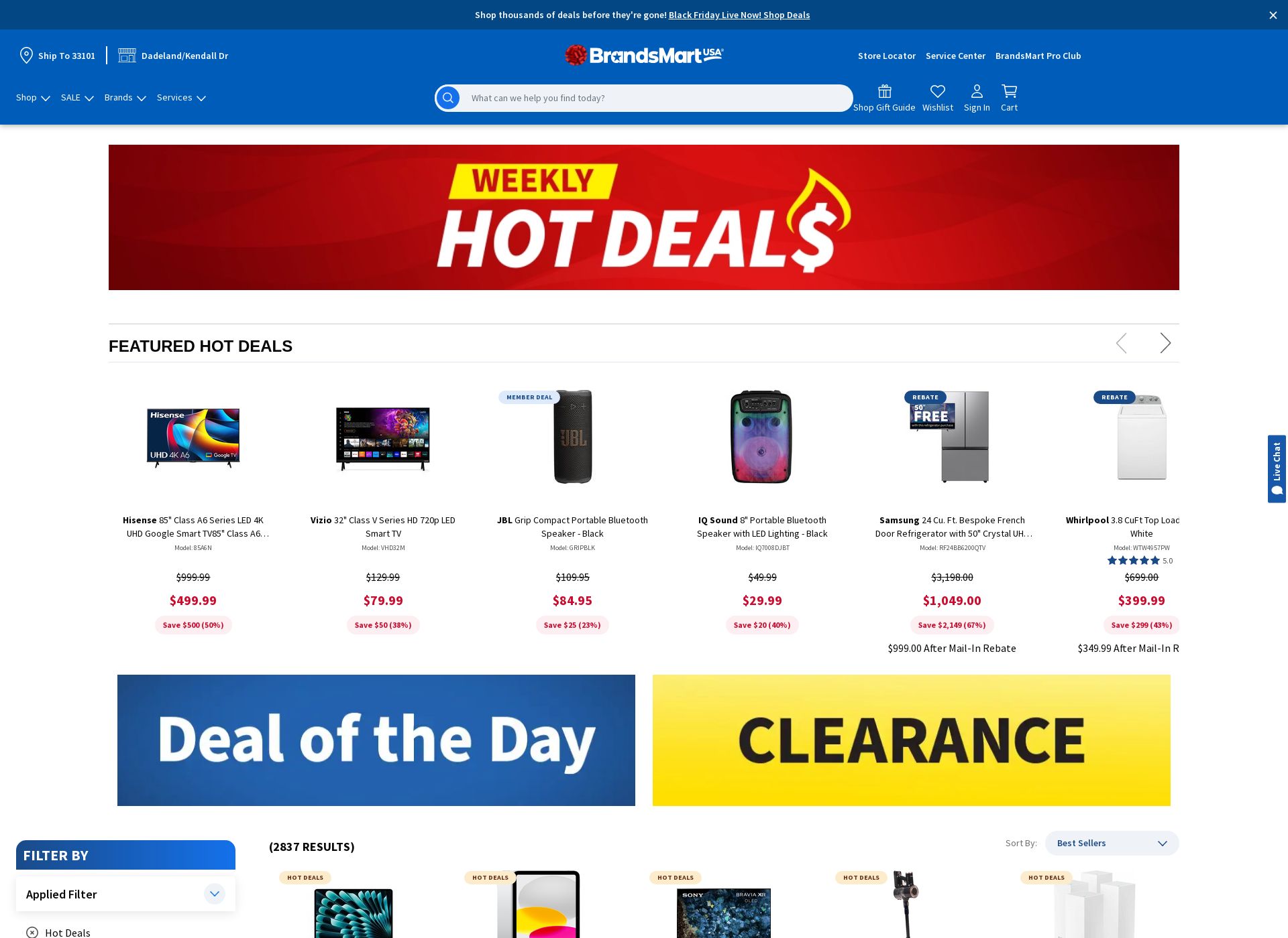 Weekly ad BrandsMart USA 11/24/2025 - 12/07/2025