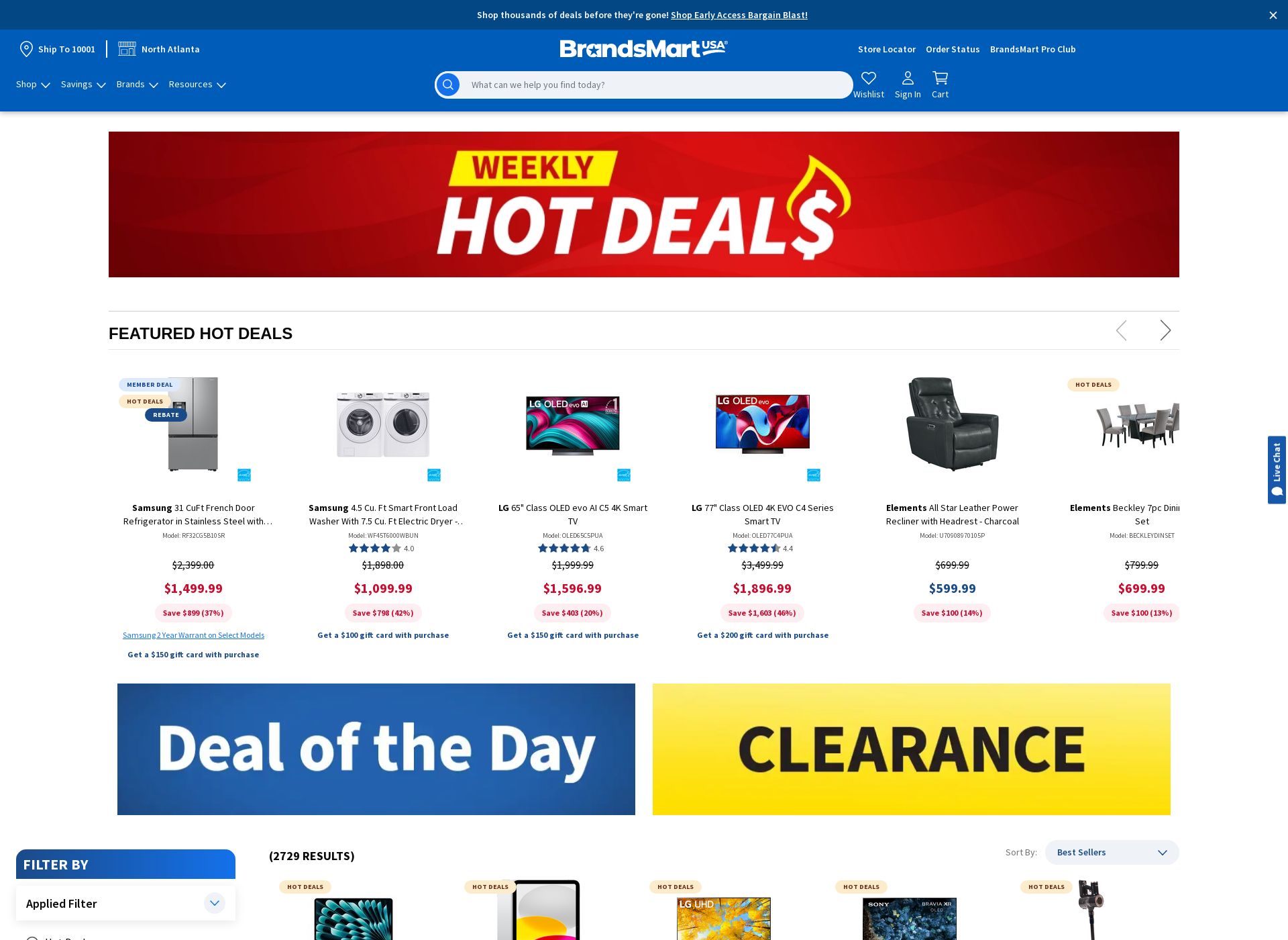 Weekly ad BrandsMart USA 10/20/2025 - 11/02/2025