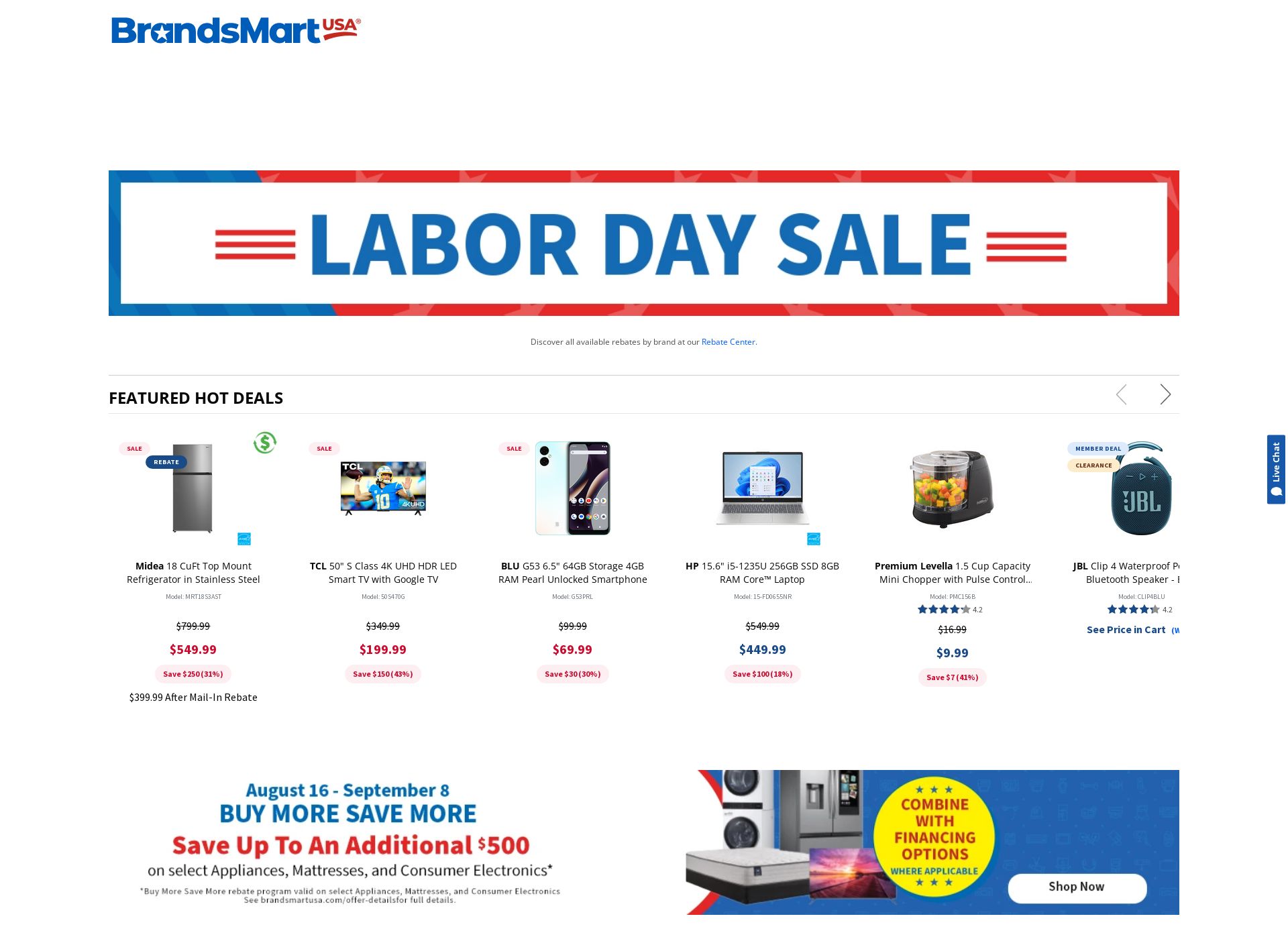 Weekly ad BrandsMart USA 09/02/2024 - 09/15/2024