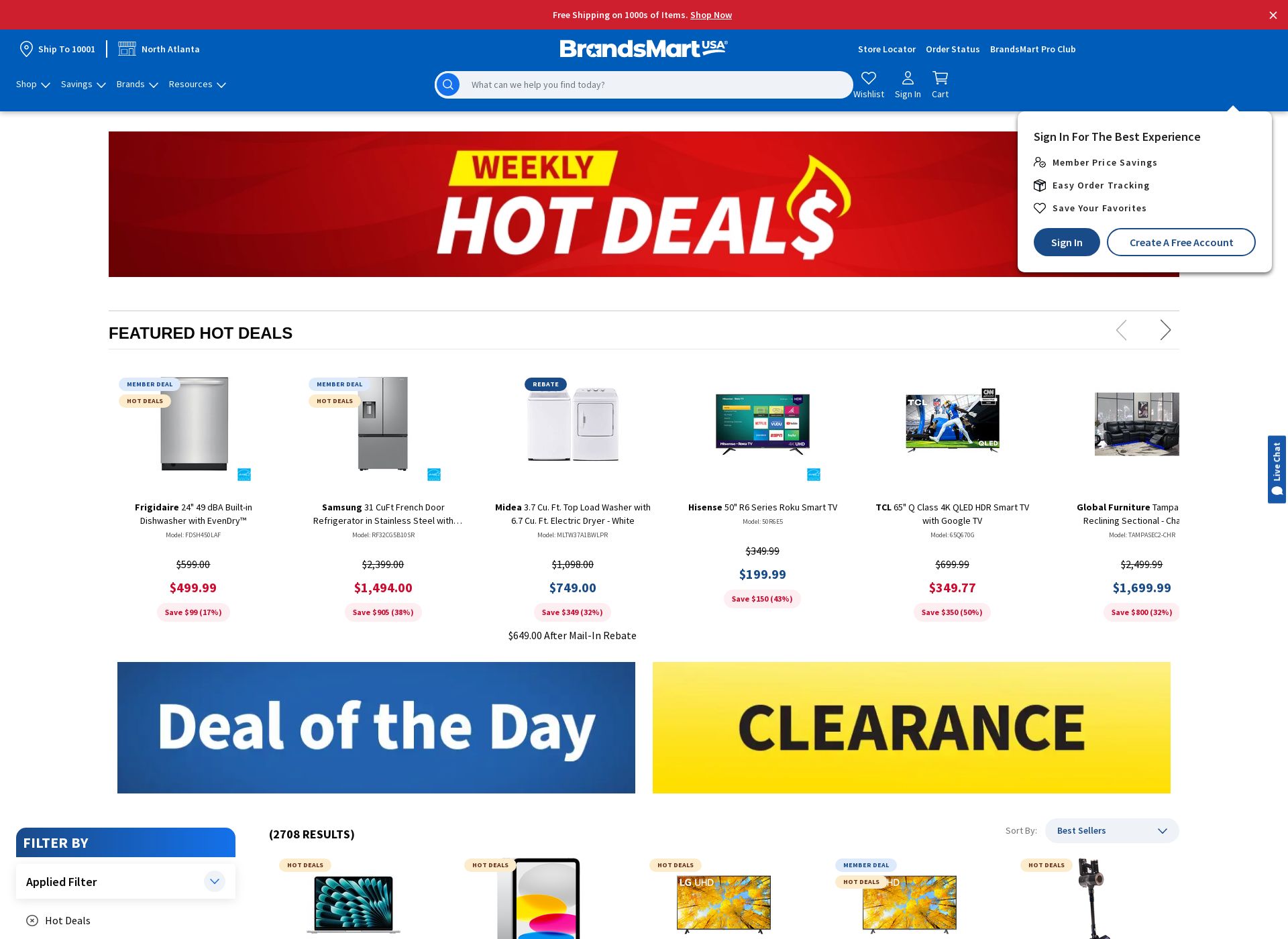 Weekly ad BrandsMart USA 07/21/2025 - 08/03/2025