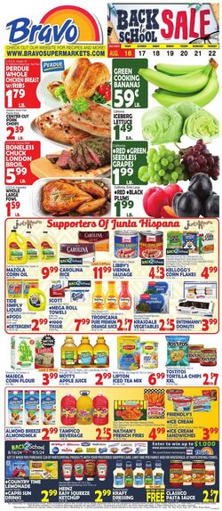 Weekly ad Bravo Supermarkets 09/06/2024 - 09/12/2024