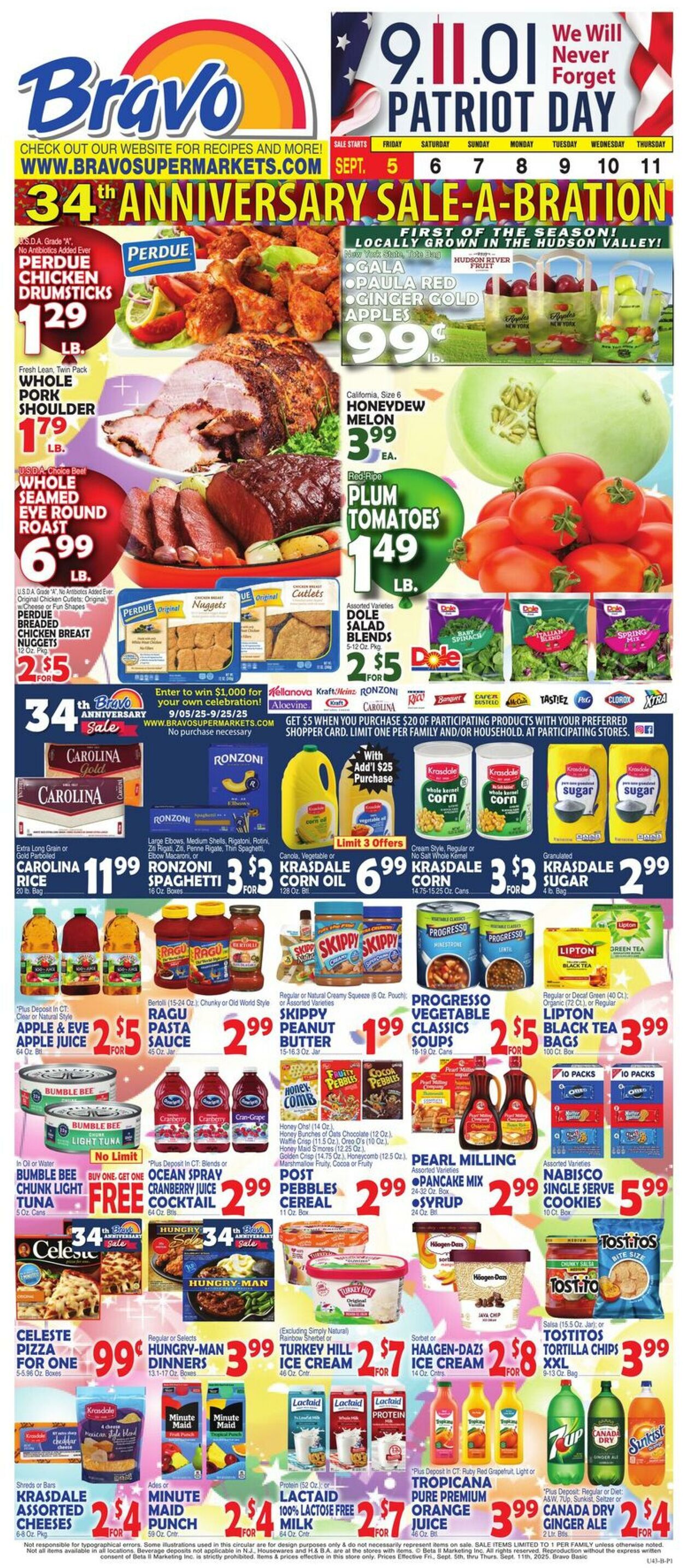 Weekly ad Bravo Supermarkets 09/05/2025 - 09/11/2025