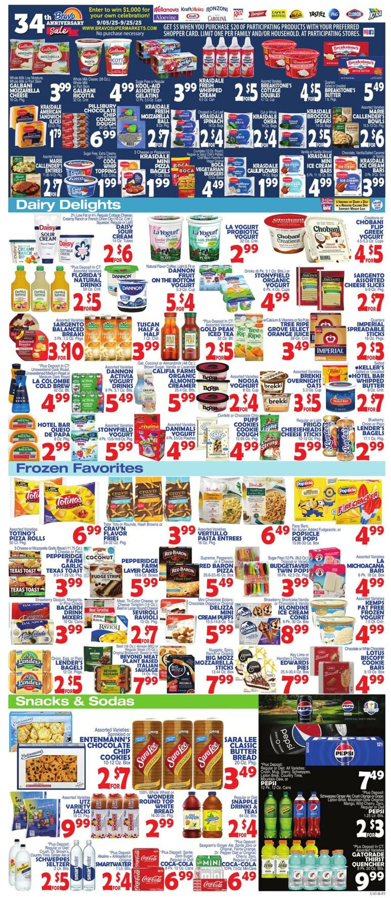 Weekly ad Bravo Supermarkets 09/05/2025 - 09/11/2025
