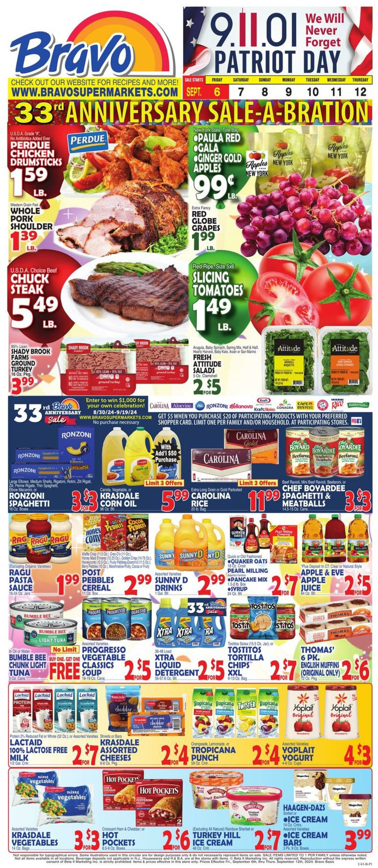 Weekly ad Bravo Supermarkets 09/06/2024 - 09/12/2024