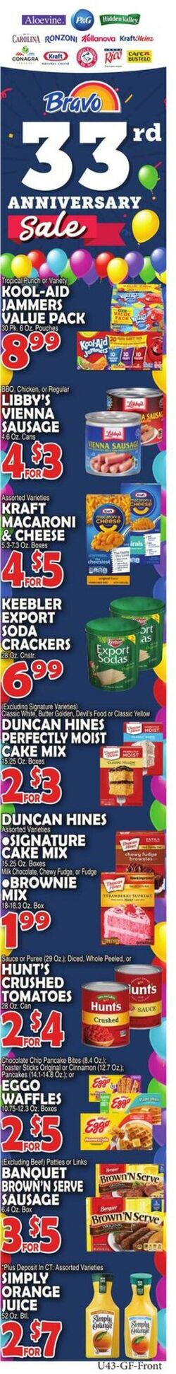 Weekly ad Bravo Supermarkets 09/20/2024 - 09/26/2024