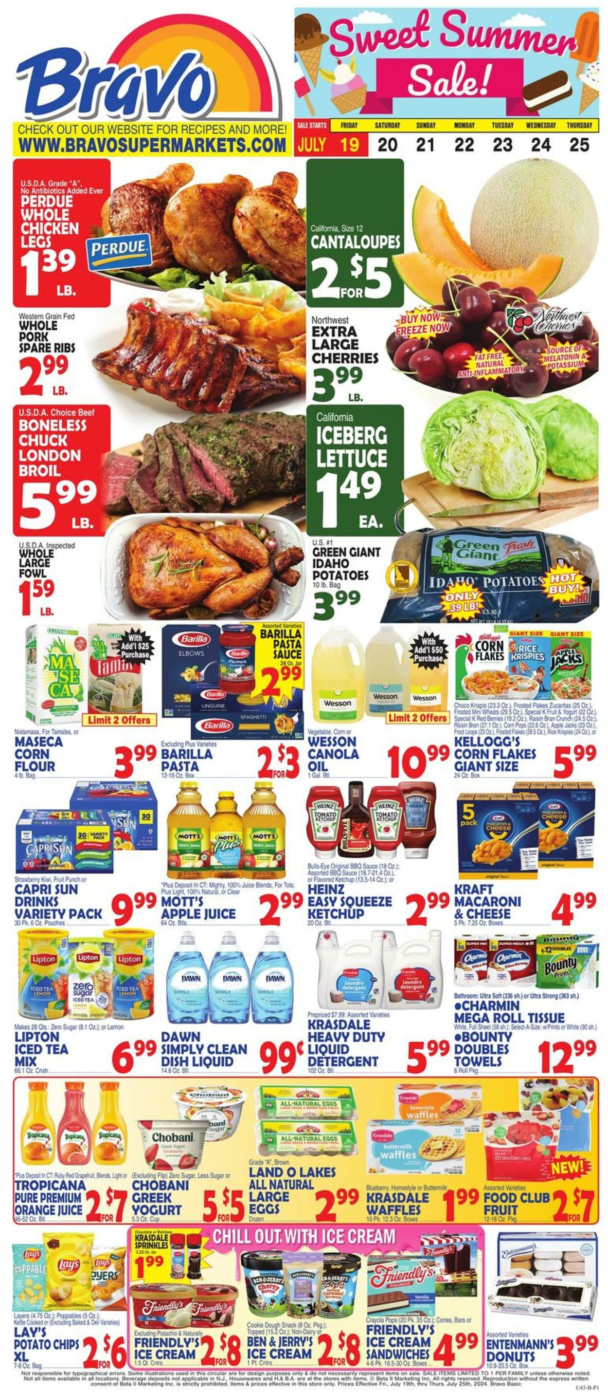 Weekly ad Bravo Supermarkets 07/19/2024 - 07/25/2024