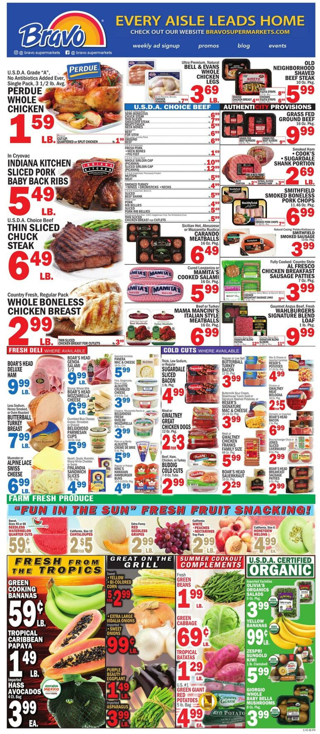 Weekly ad Bravo Supermarkets 07/18/2025 - 07/24/2025
