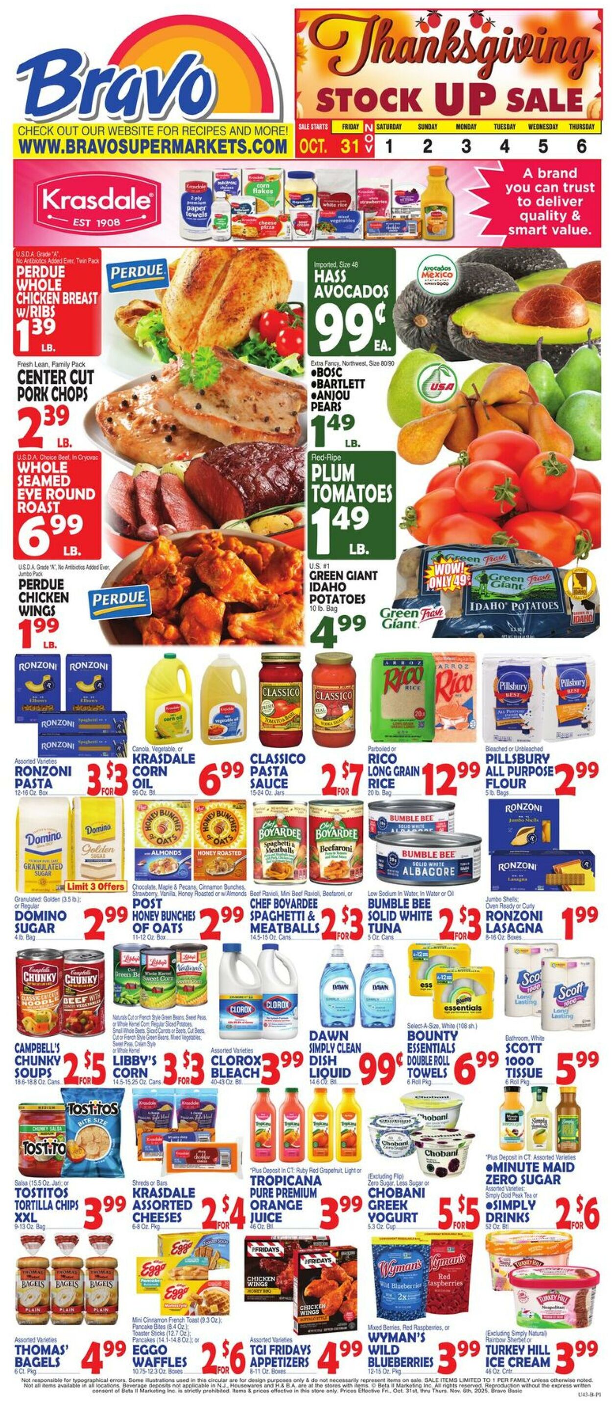 Weekly ad Bravo Supermarkets 10/31/2025 - 11/06/2025