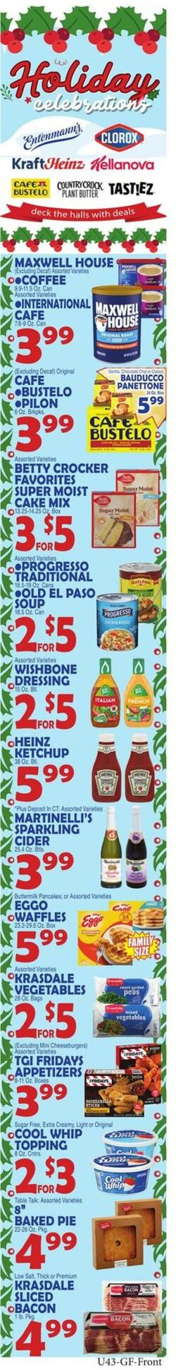 Weekly ad Bravo Supermarkets 12/20/2024 - 12/26/2024