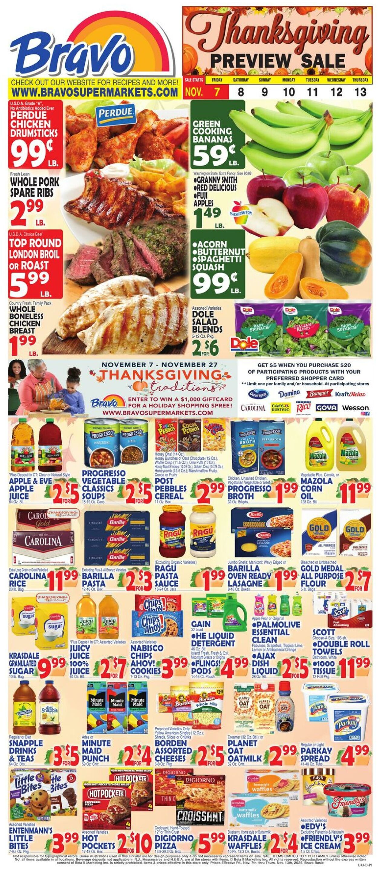 Weekly ad Bravo Supermarkets 11/07/2025 - 11/13/2025