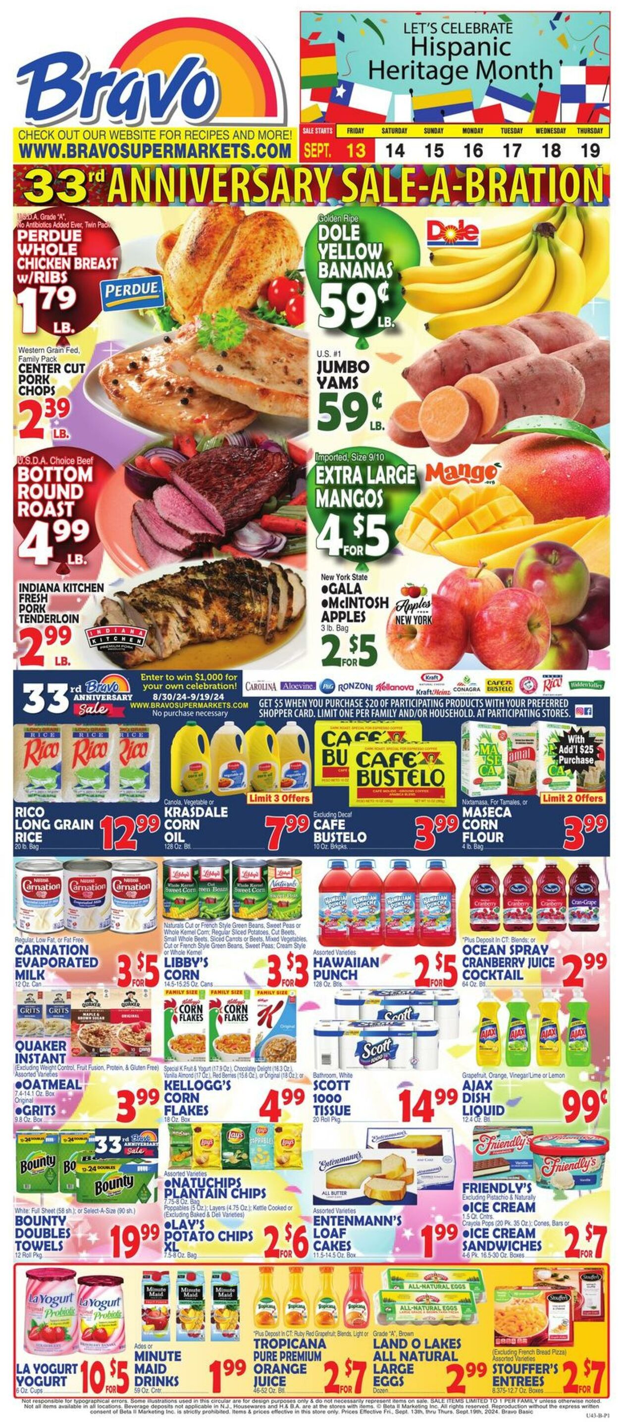 Weekly ad Bravo Supermarkets 09/13/2024 - 09/19/2024