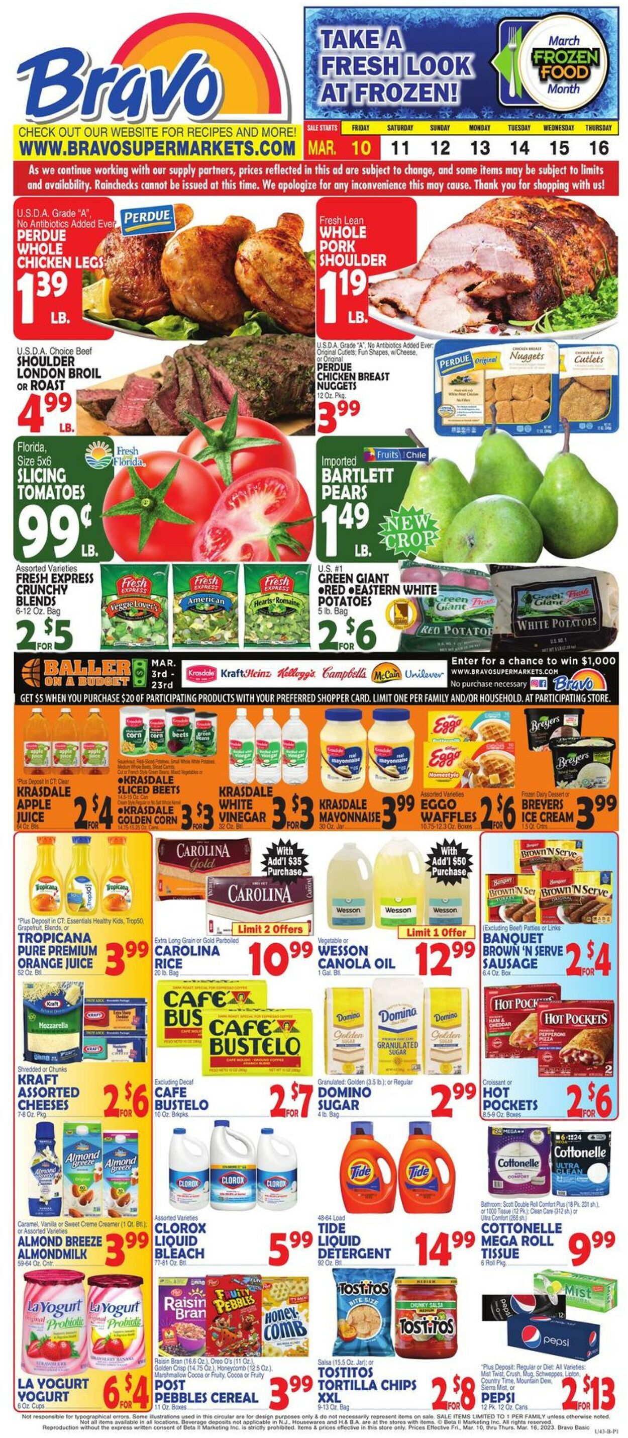 Weekly ad Bravo Supermarkets 03/10/2023 - 03/16/2023