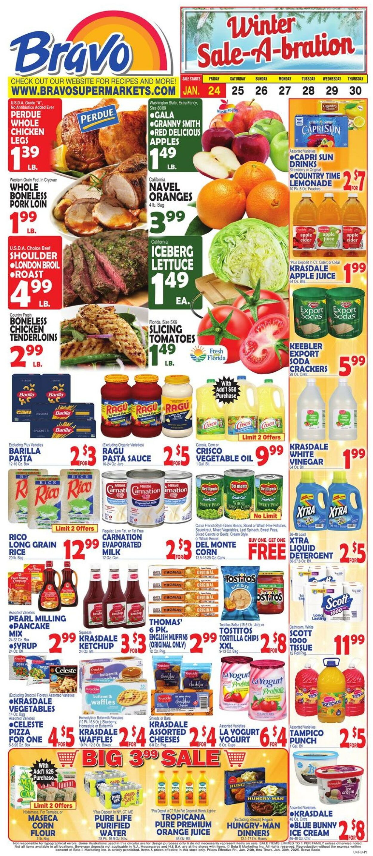 Weekly ad Bravo Supermarkets 01/24/2025 - 01/30/2025