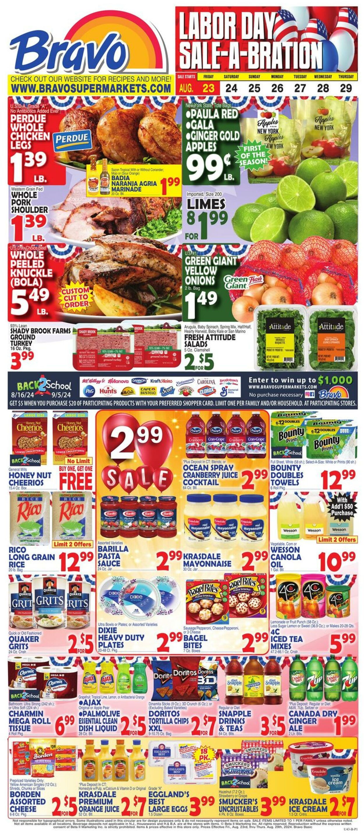 Weekly ad Bravo Supermarkets 08/23/2024 - 08/29/2024