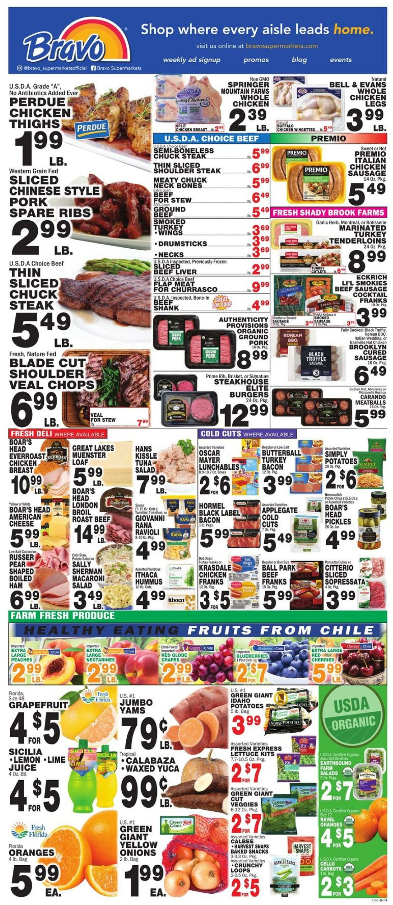 Weekly ad Bravo Supermarkets 01/20/2023 - 01/26/2023