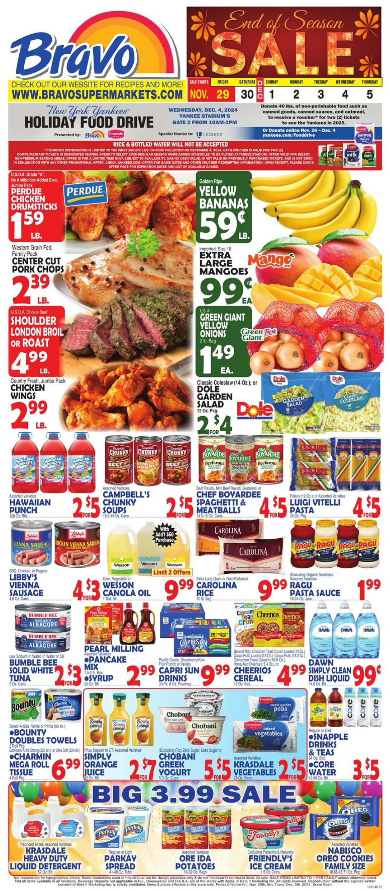 Weekly ad Bravo Supermarkets 11/29/2024 - 12/05/2024