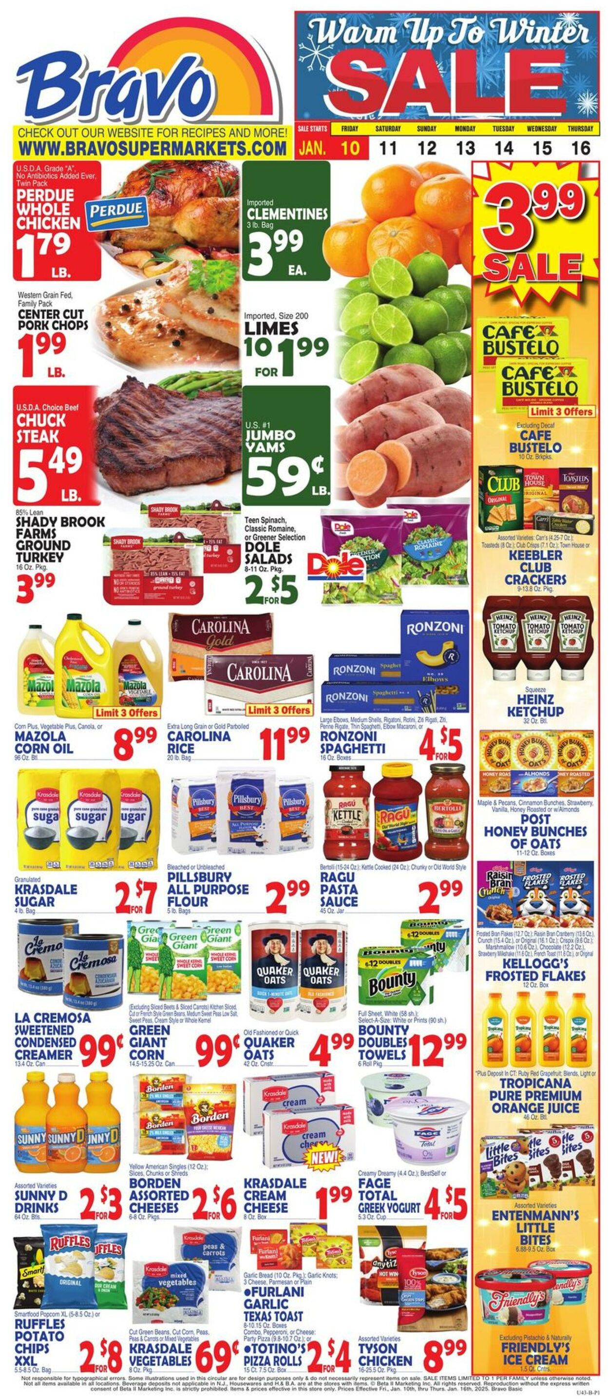 Weekly ad Bravo Supermarkets 01/10/2025 - 01/16/2025